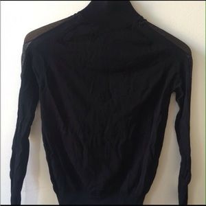 Zara Sheer Stripe Sweater